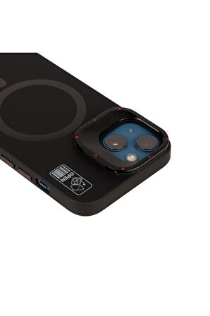 iPhone 13 Uyumlu Kılıf Magsafe Şarj Özellikli Standlı Youngkit Hermit Bracket Serisi Kapak