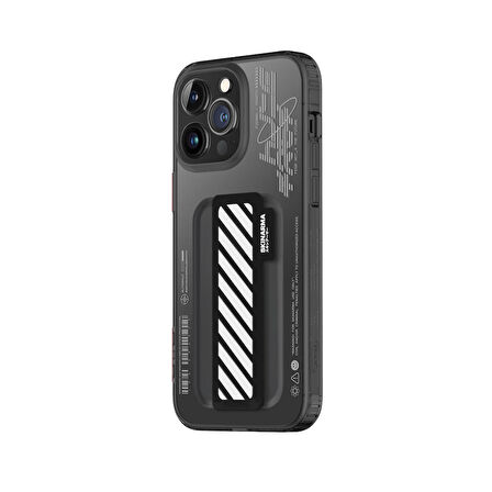 iPhone 14 Pro Uyumlu Kılıf SkinArma Şeffaf Desenli Kaze Kapak