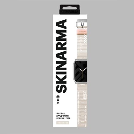 Watch 7 45mm Kordon SkinArma Shokku Silikon Strap Kayış Krem