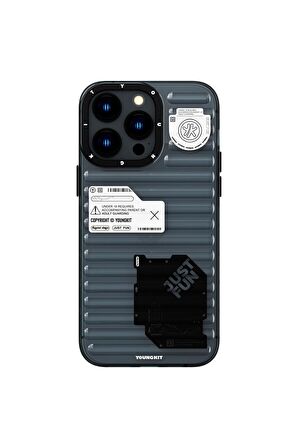 YoungKit iPhone 14 Pro Uyumlu Kılıf Şeffaf Renkli Tasarım Youngkit Fluorite Serisi Kapak