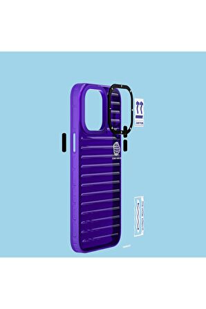 YoungKit iPhone 14 Pro Max Uyumlu Kılıf Şeffaf Renkli Tasarım Youngkit Fluorite Serisi Kapak