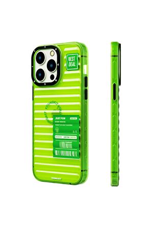 YoungKit iPhone 14 Pro Uyumlu Kılıf Şeffaf Renkli Tasarım Youngkit Fluorite Serisi Kapak