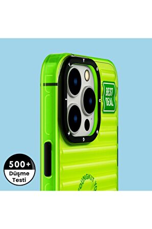 YoungKit iPhone 14 Pro Uyumlu Kılıf Şeffaf Renkli Tasarım Youngkit Fluorite Serisi Kapak
