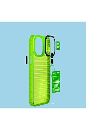 YoungKit iPhone 14 Pro Uyumlu Kılıf Şeffaf Renkli Tasarım Youngkit Fluorite Serisi Kapak