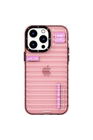 YoungKit iPhone 14 Pro Uyumlu Kılıf Şeffaf Renkli Tasarım Youngkit Fluorite Serisi Kapak