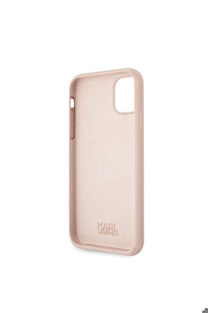 Apple iPhone 11 Uyumlu Kılıf Karl Lagerfeld Silikon Choupette Dizayn Kapak