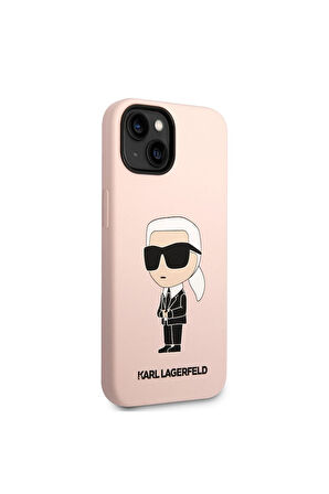 Apple iPhone 14 Uyumlu Kılıf Karl Lagerfeld Silikon Karl Dizayn Kapak