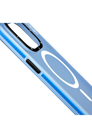 YoungKit iPhone 13 Pro Max Uyumlu Kılıf Magsafe Şarj Özellikli Youngkit Colored Sand Serisi Kapak