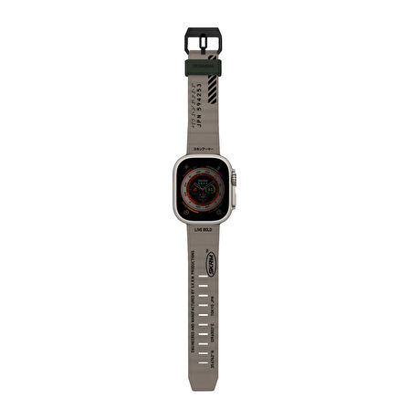 Watch Ultra Akıllı Saat Kordonu 49mm Kordon SkinArma Shokku Strap Kayış Kahve