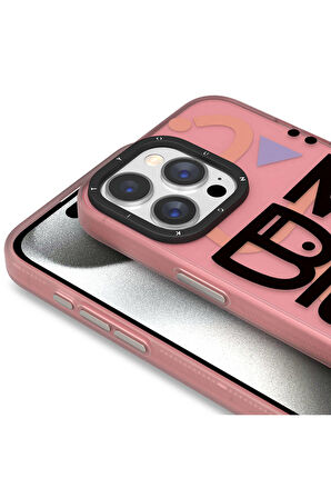 YoungKit iPhone 15 Pro Uyumlu Kılıf Magsafe Şarj Özellikli Youngkit Happy Hearth Serisi Kapak Kırmızı