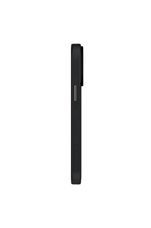 YoungKit iPhone 15 Pro Max Uyumlu Kılıf Magsafe Şarj Özellikli Youngkit Hidden Sand Serisi Kapak Siyah