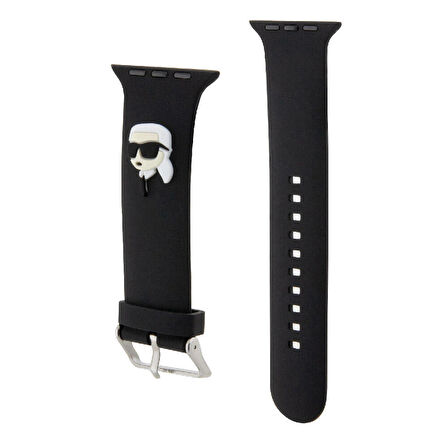 Watch 7 45mm Uyumlu Kordon Karl Lagerfeld Orjinal Lisanslı İkonik Karl Head Logolu Strap Kayış