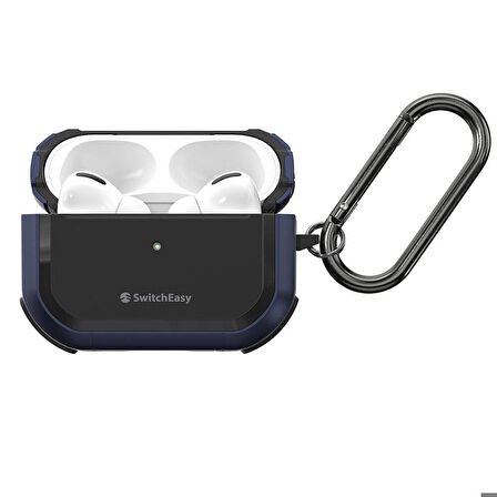 Airpods Pro 2 Uyumlu Kılıf Airbag Korumalı Ultra Sağlam Lisanslı Switcheasy Defender Mavi