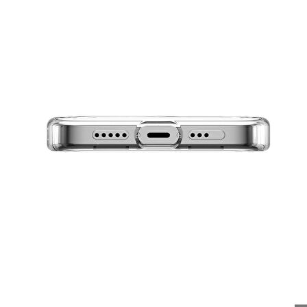 iPhone 15 Pro Uyumlu Kılıf Magsafe Şok Önleyicili Şeffaf Lisanslı Switcheasy City-M Paris Şeffaf