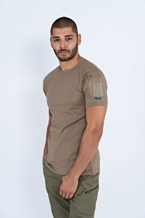 Combat Tactikal taktik tişört yuvarlak bisiklet yaka tişört outdoor T-shirt - 801 PİKE