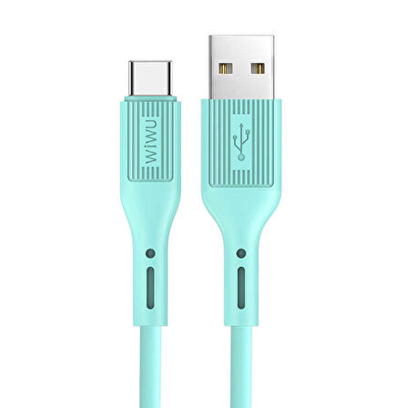Wiwu G50 Vivid Type-C USB Kablo 2.4A Hızlı Şarj Kablosu 120 cm