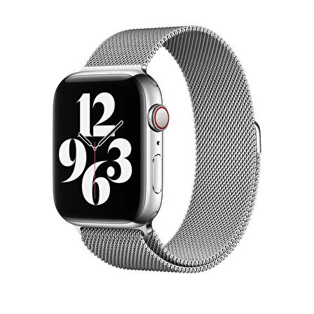 Apple Watch 40mm Uyumlu Wiwu Minalo Metal Saat Kordon Kayış Bileklik