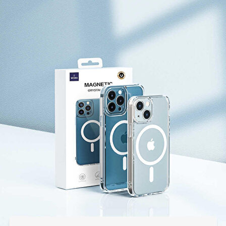 Apple iPhone 13 Pro Kılıf Wiwu Magnetic Crystal Kapak