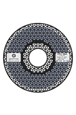 Porima 3D 1.75mm TPU 98A® Filament - Beyaz