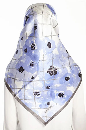 Twill İpek Eşarp -(Nostalji Twill)-8144D