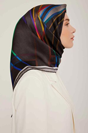 Nostalji Serisi Twill İpek Eşarp 8843d-07