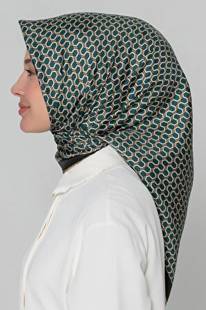 ARMİNE 90X90  İPEK EŞARP 8401D (SURA) (NOSTALJİ)