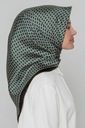 ARMİNE 90X90  İPEK EŞARP 8401D (SURA) (NOSTALJİ)