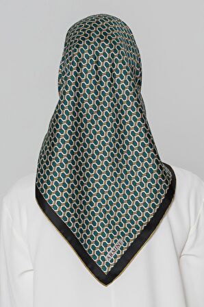 ARMİNE 90X90  İPEK EŞARP 8401D (SURA) (NOSTALJİ)