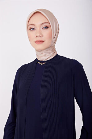 Kadın Abiye Elbise - Lacivert | 52