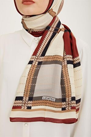 Armine Trend Ekose Desen 077-047 Şal-29