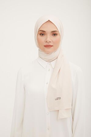 Armine Trend Pamuk Cazz Kemik Rengi Şal 1-22015