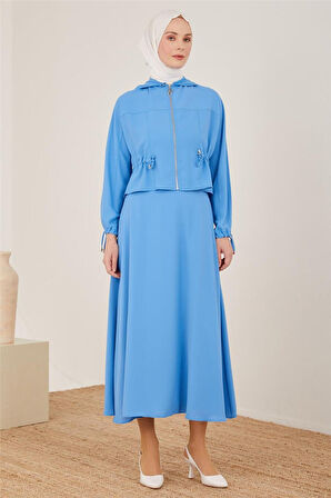 Kadın Etekli Takım - Mavi | 42