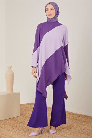 Asimetrik Kesimli Tunik-Ametist | 44