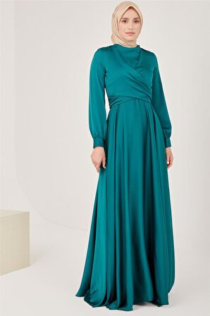 Armine Abiye Elbise 23YD9101 Zümrüt