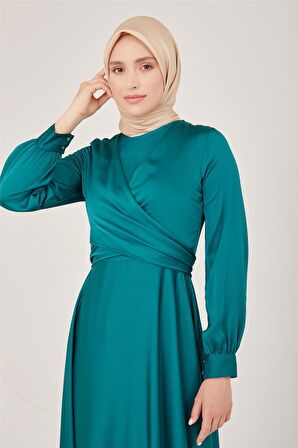 Armine Abiye Elbise 23YD9101 Zümrüt