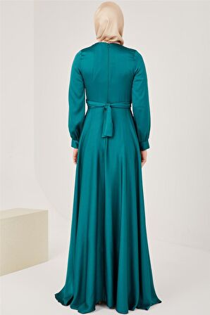 Armine Abiye Elbise 23YD9101 Zümrüt