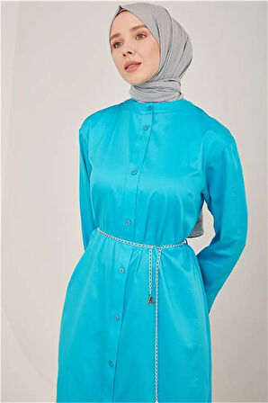 Tunik Elbise-Aqua | 42