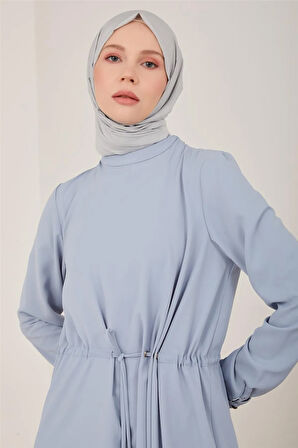 Kuşgözü Ve Tünelli Tunik-Gri-Mavi | 38