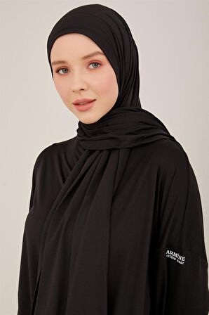 Armine Bant Detaylı Active Şal ORT500 Siyah