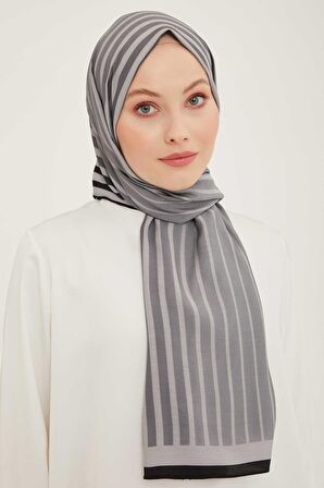 Armine Trend Çizgi Desen Modal Şal 5746-01