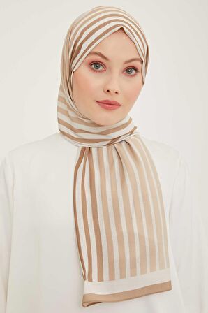 Armine Trend Çizgi Desen Modal Şal 5746-13