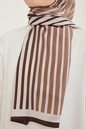 Armine Trend Çizgi Desen Modal Şal 5746-16