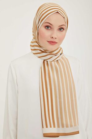 Armine Trend Çizgi Desen Modal Şal 5746-18