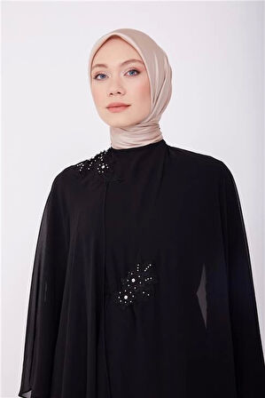 Armine Abiye Elbise 23YD3356 Siyah