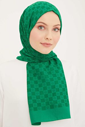 Armine Trend Ultra Lıght A Logo Benetton Yeşili Şal 18-21149