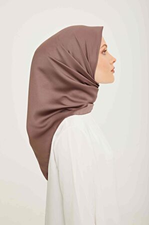 Armine Sport Açık Kahve Düz Renk Fon Eşarp 881