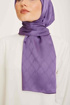 Armine Trend Jan Jan Mor Monogram Desenli Jakar Şal 6-21085