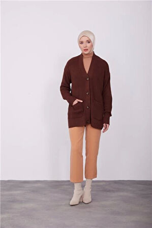 Armine Hırka 23Kd8315 Acı Kahve