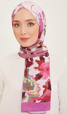 Armine Trend Şal 10001-08 Mor-Pembe