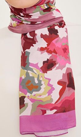 Armine Trend Şal 10001-08 Mor-Pembe